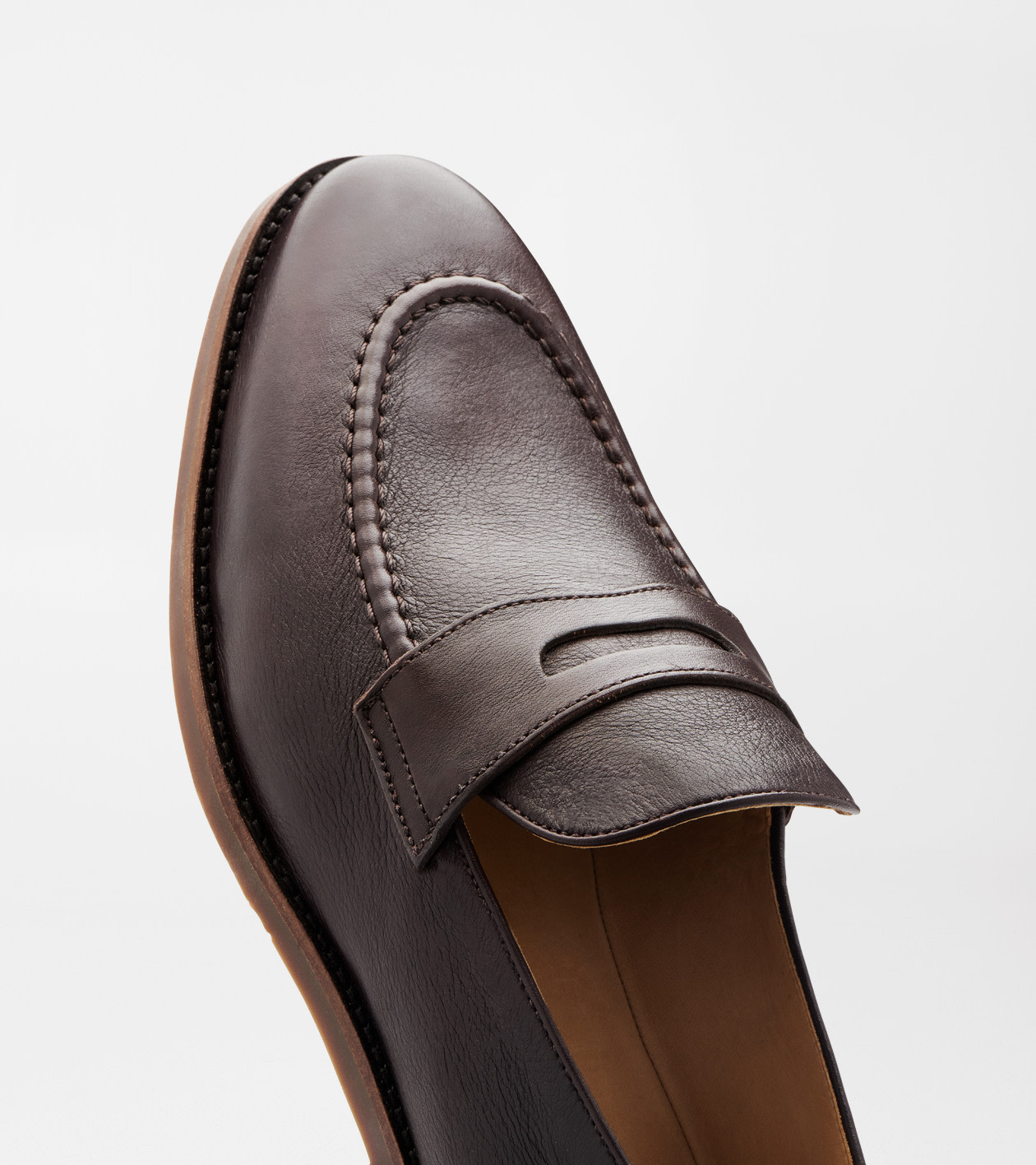Madison Penny Loafer in Chocolate - Alternate Image 5