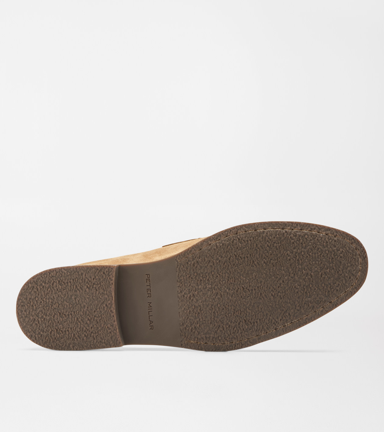 Madison Suede Penny Loafer in DARK JUTE - Alternate Image 8