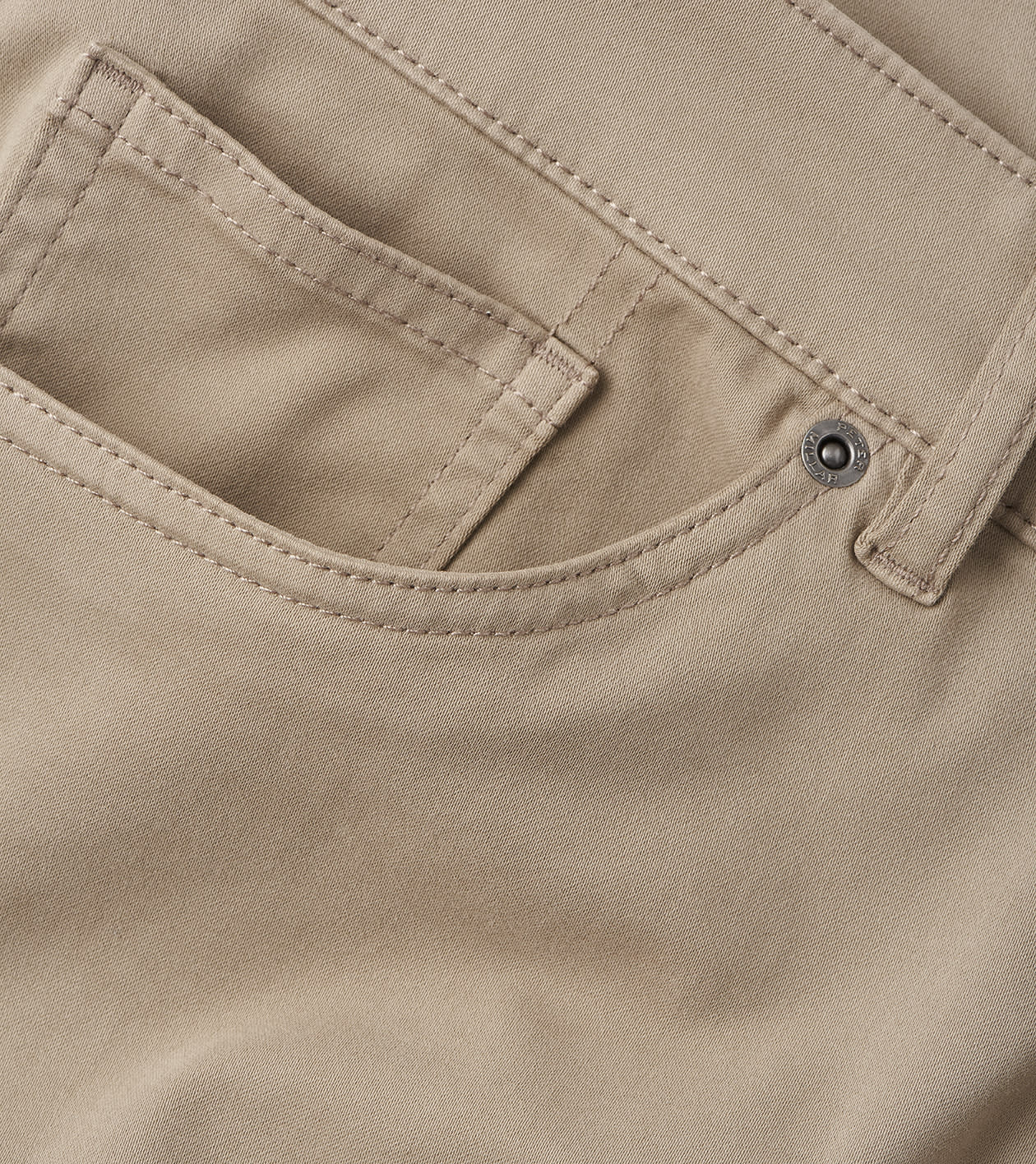Signature Sateen Five-Pocket Pant in Grain - Alternate Image 4