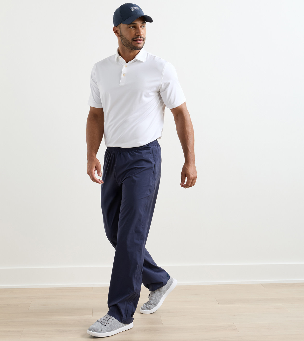 Shield Pull-On Rain Pant in Navy - Alternate Image 1