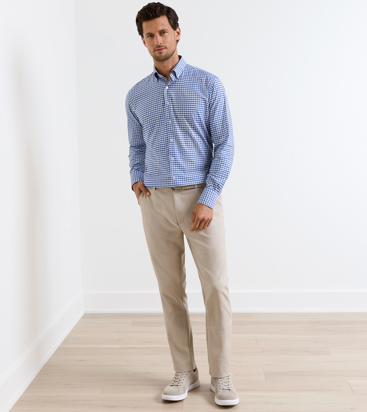 Charlotte Performance Trouser in Khaki - Alternate Image 1