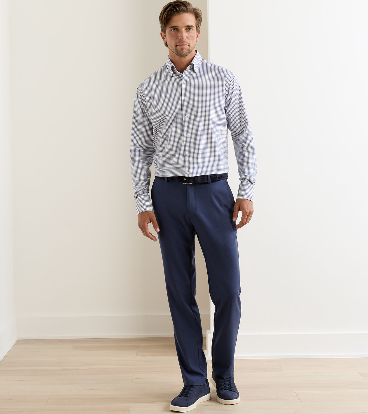 Charlotte Performance Trouser in Navy - Alternate Image 1