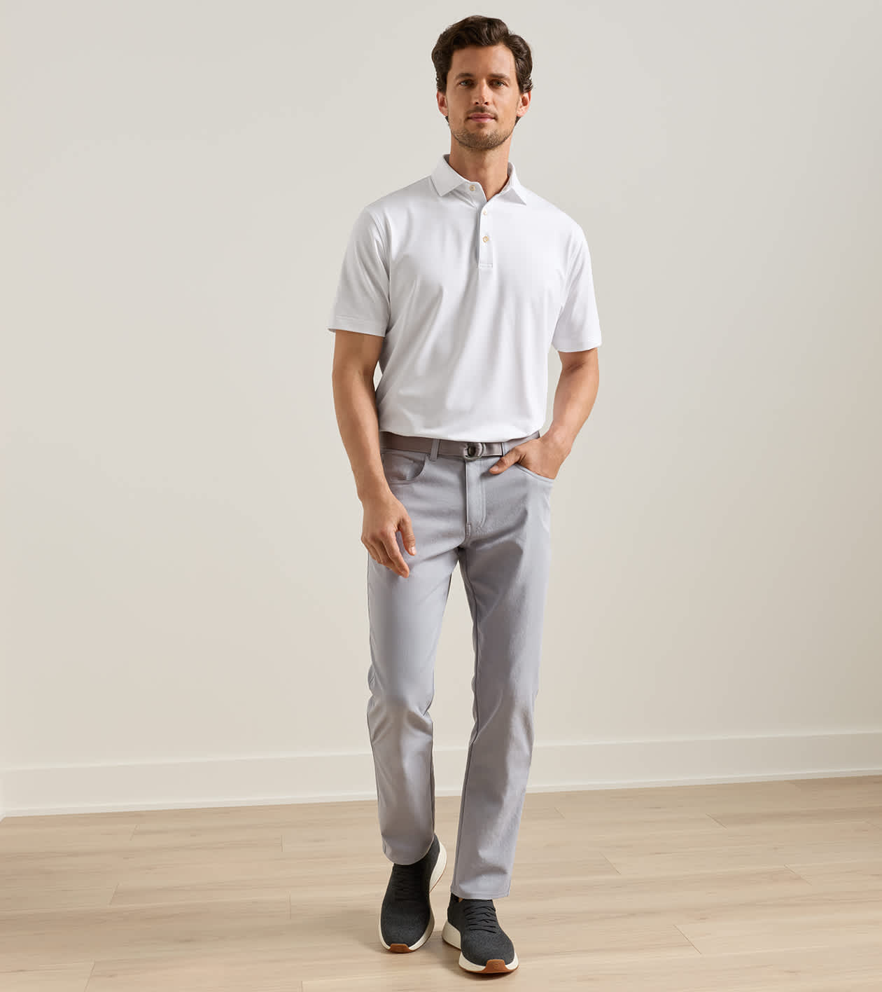 eb66 Performance Five-Pocket Trouser in Gale Grey - Alternate Image 1
