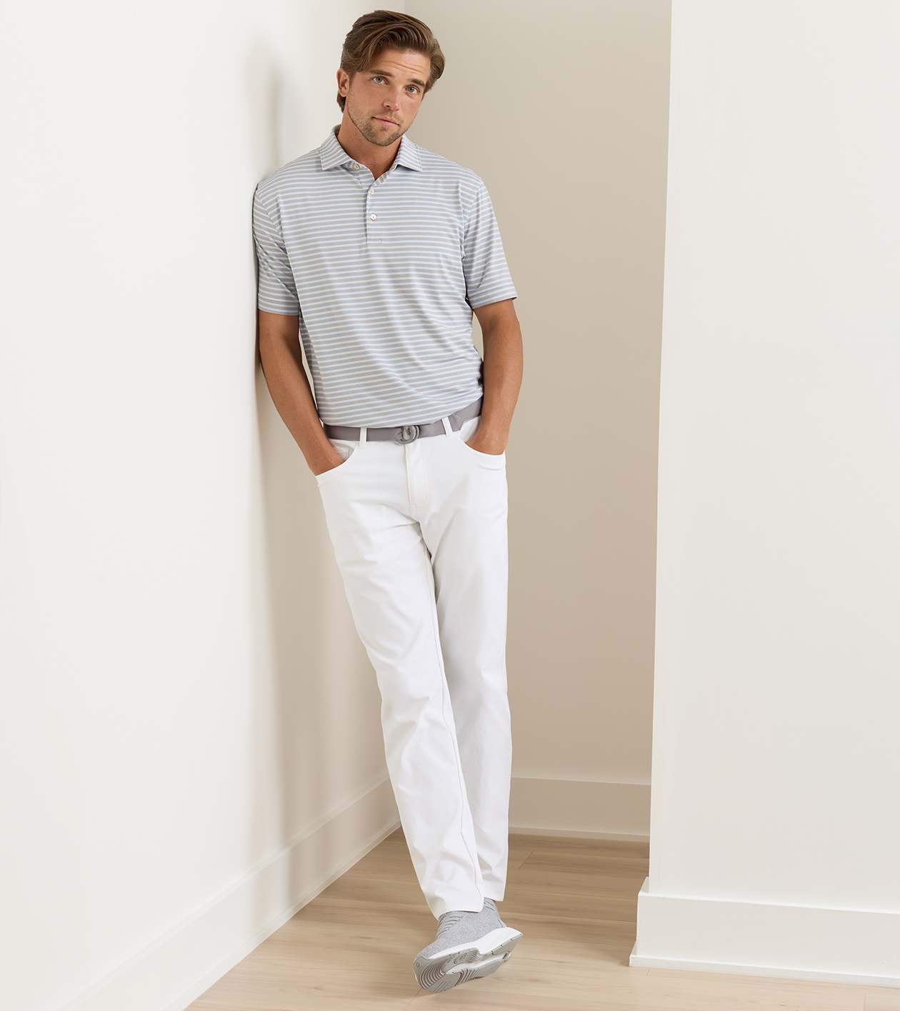 eb66 Performance Five-Pocket Pant in White - Alternate Image 1