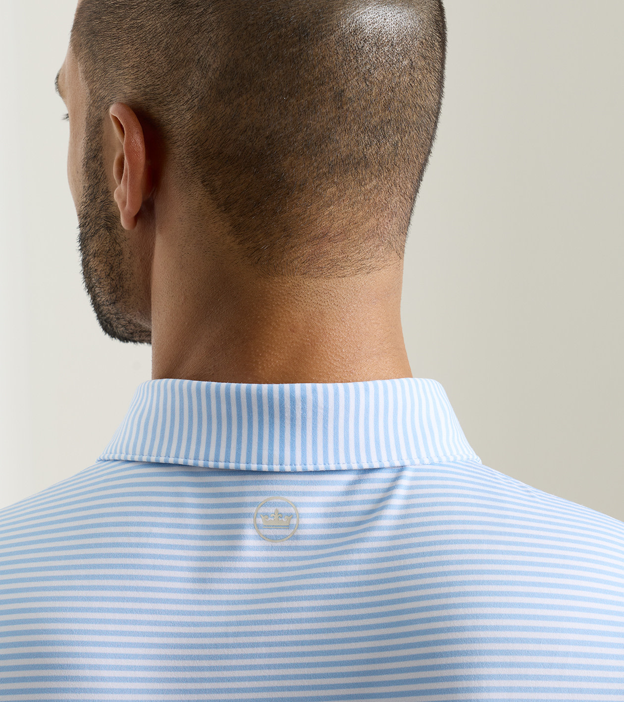 Hales Performance Jersey Polo in Cottage Blue - Alternate Image 3
