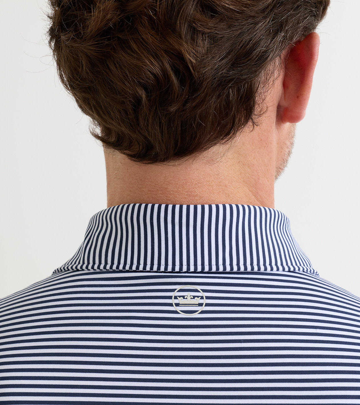 Hales Performance Jersey Polo in Navy - Alternate Image 3