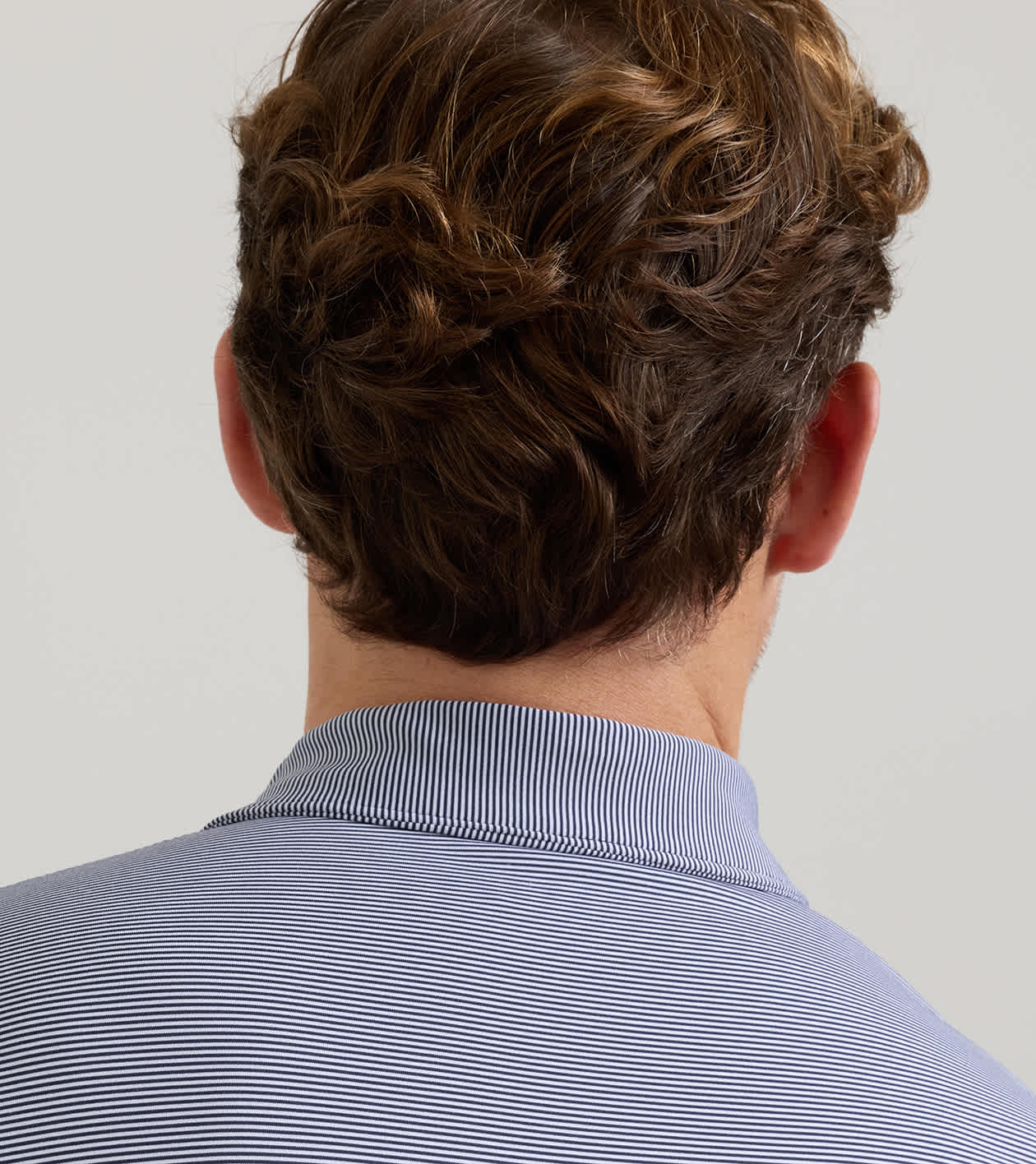 Jubilee Performance Jersey Polo in Navy - Alternate Image 3