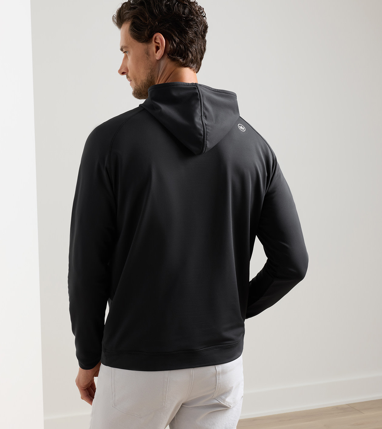 Pine Performance Hoodie in Black - Alternate Image 2