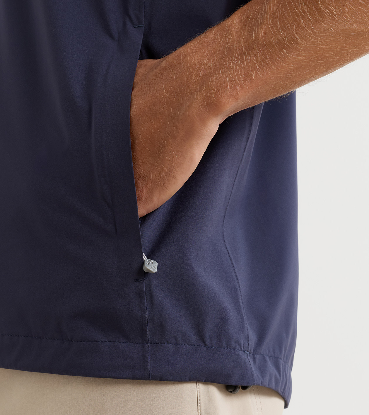 Shield Short-Sleeve Rain Shell in Navy - Alternate Image 3