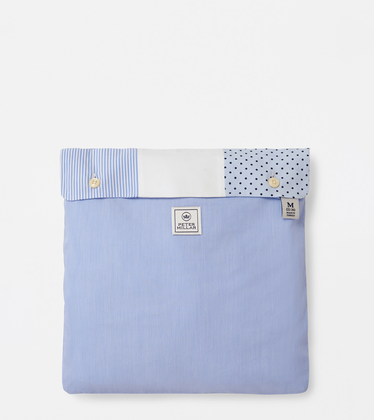 Dempsey Three-Pack Cotton Boxer in Cottage Blue - Alternate Image 2