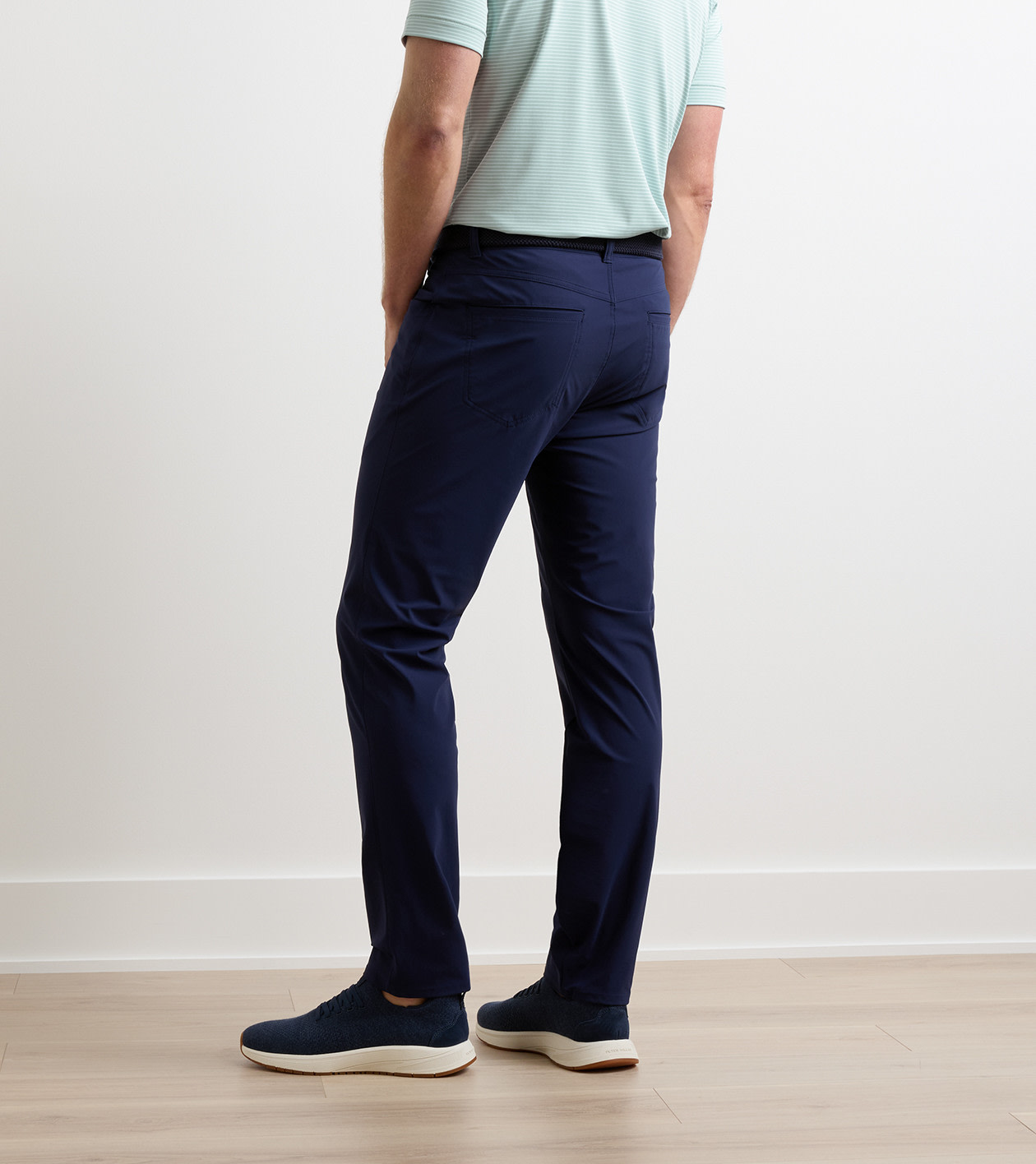 Bingham Performance Five-Pocket Trouser in Navy - Alternate Image 2