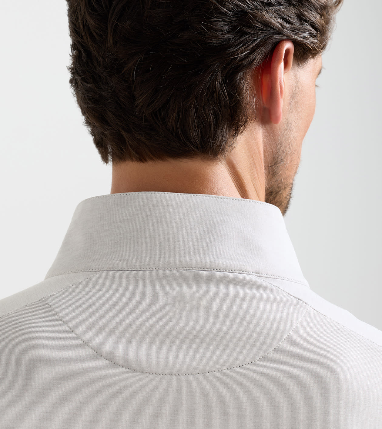 Stealth Performance Quarter-Zip in British Grey - Alternate Image 3