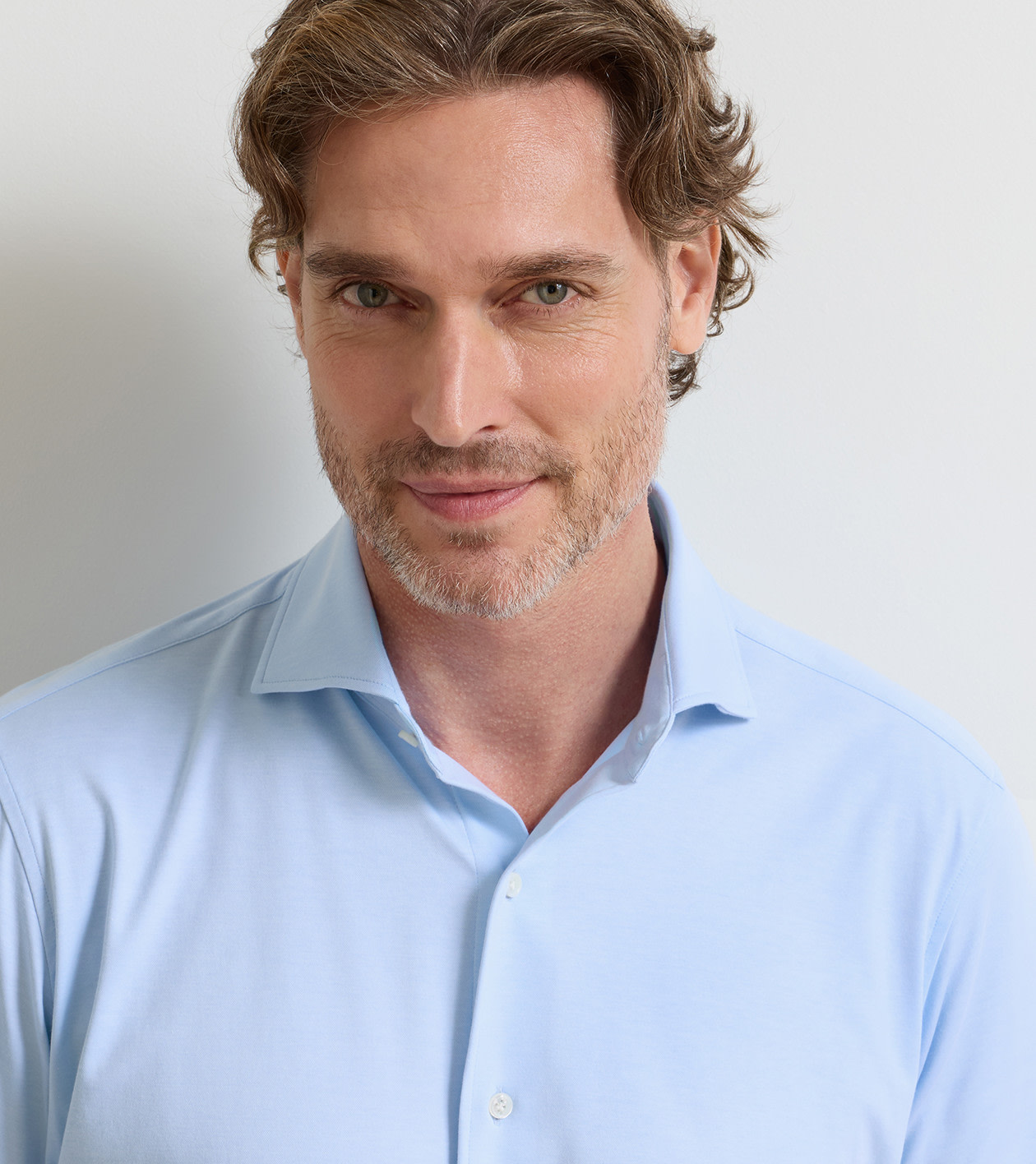 Excursionist Flex Solid Sport Shirt in Blue Frost - Alternate Image 3