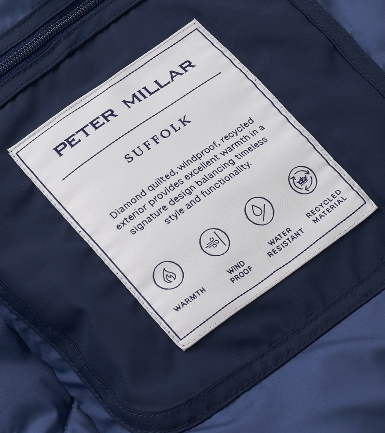Suffolk Coat in Navy - Alternate Image 5