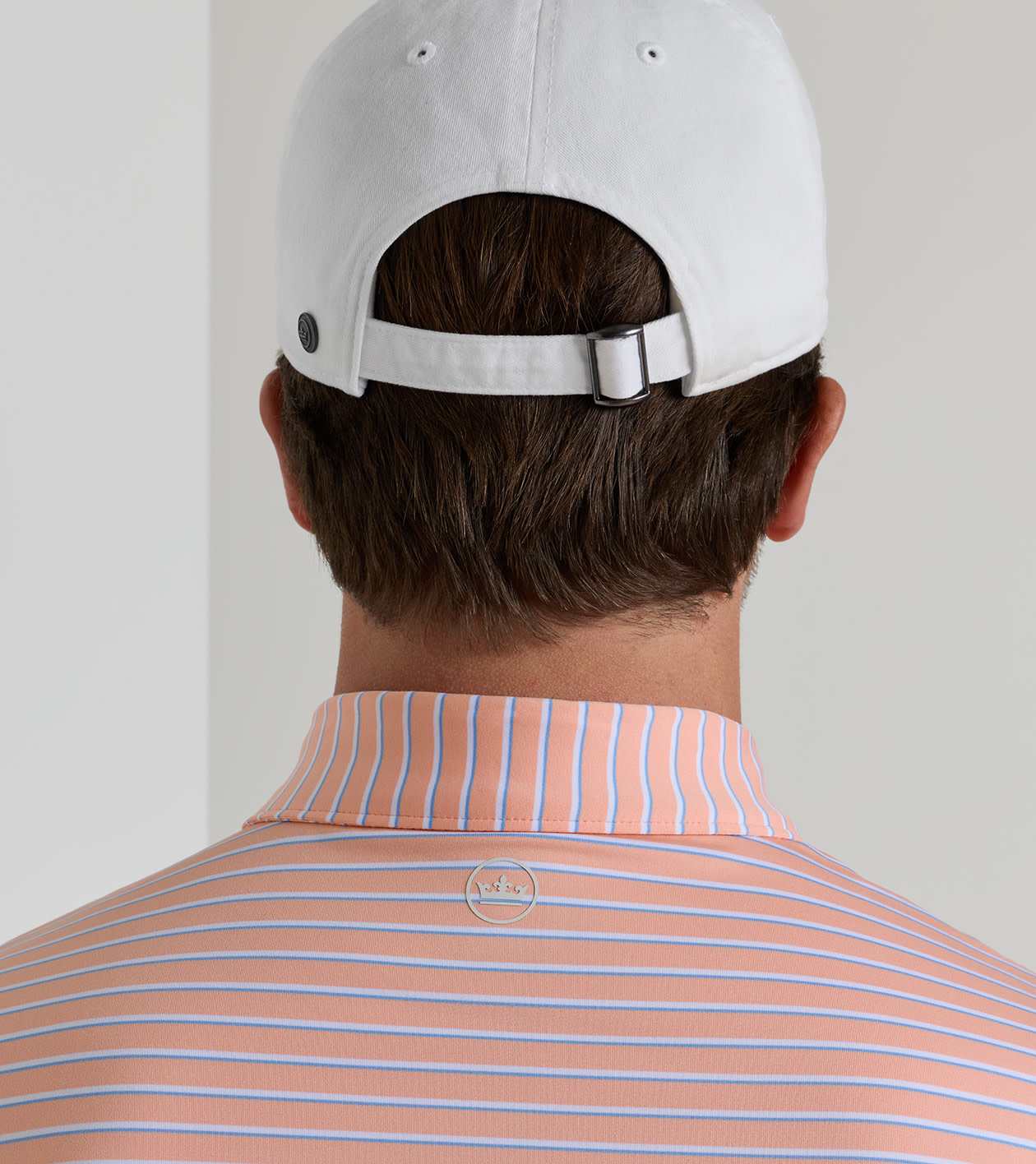Dunnes Performance Jersey Polo in SUMMER APRICOT - Alternate Image 3