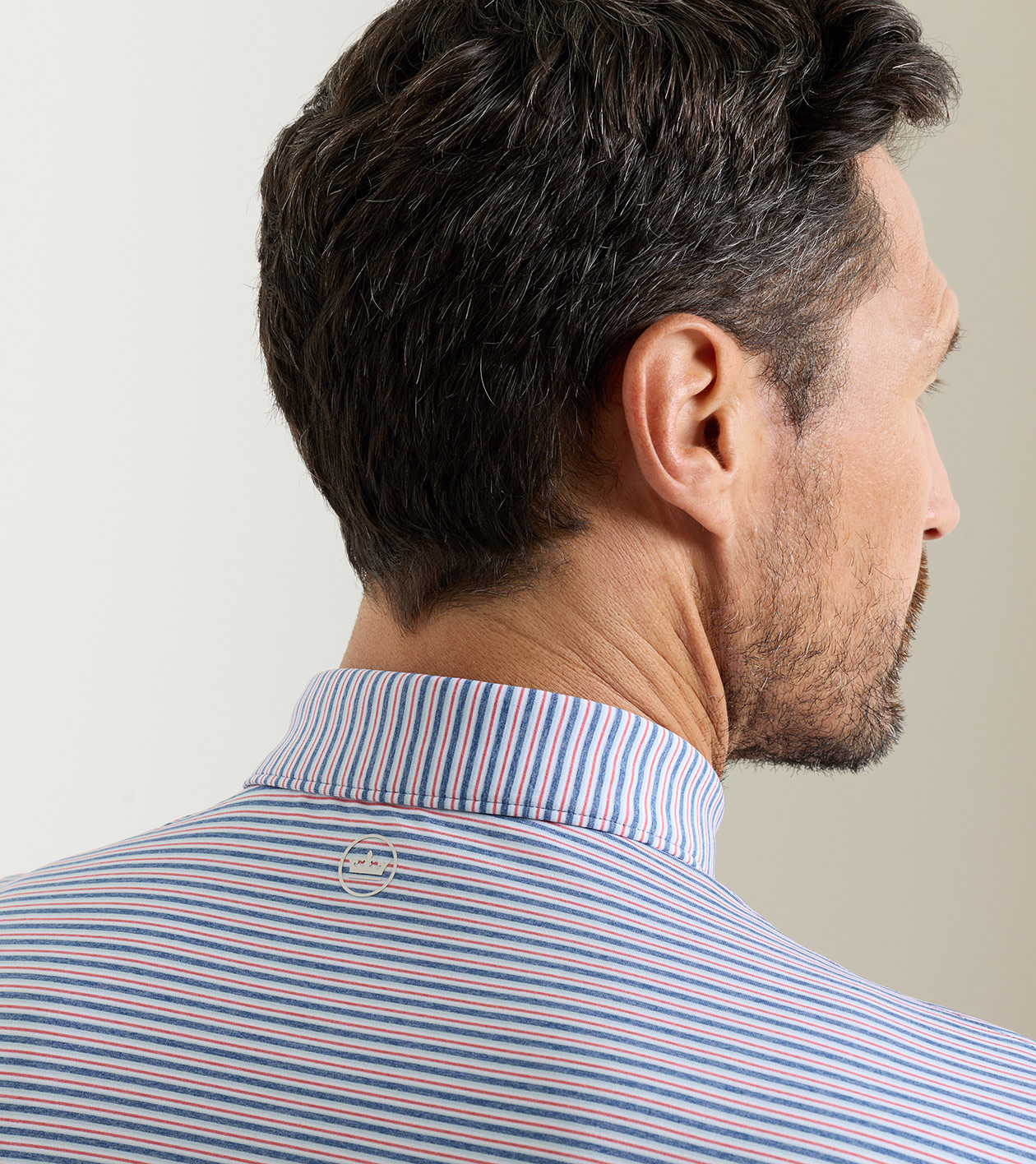 Owens Performance Jersey Polo in Windsor Blue - Alternate Image 3