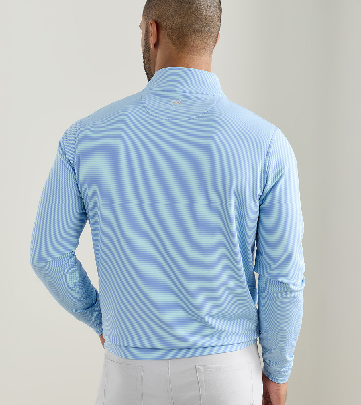 Perth Sugar Stripe Performance Quarter-Zip - Alternate Image 2