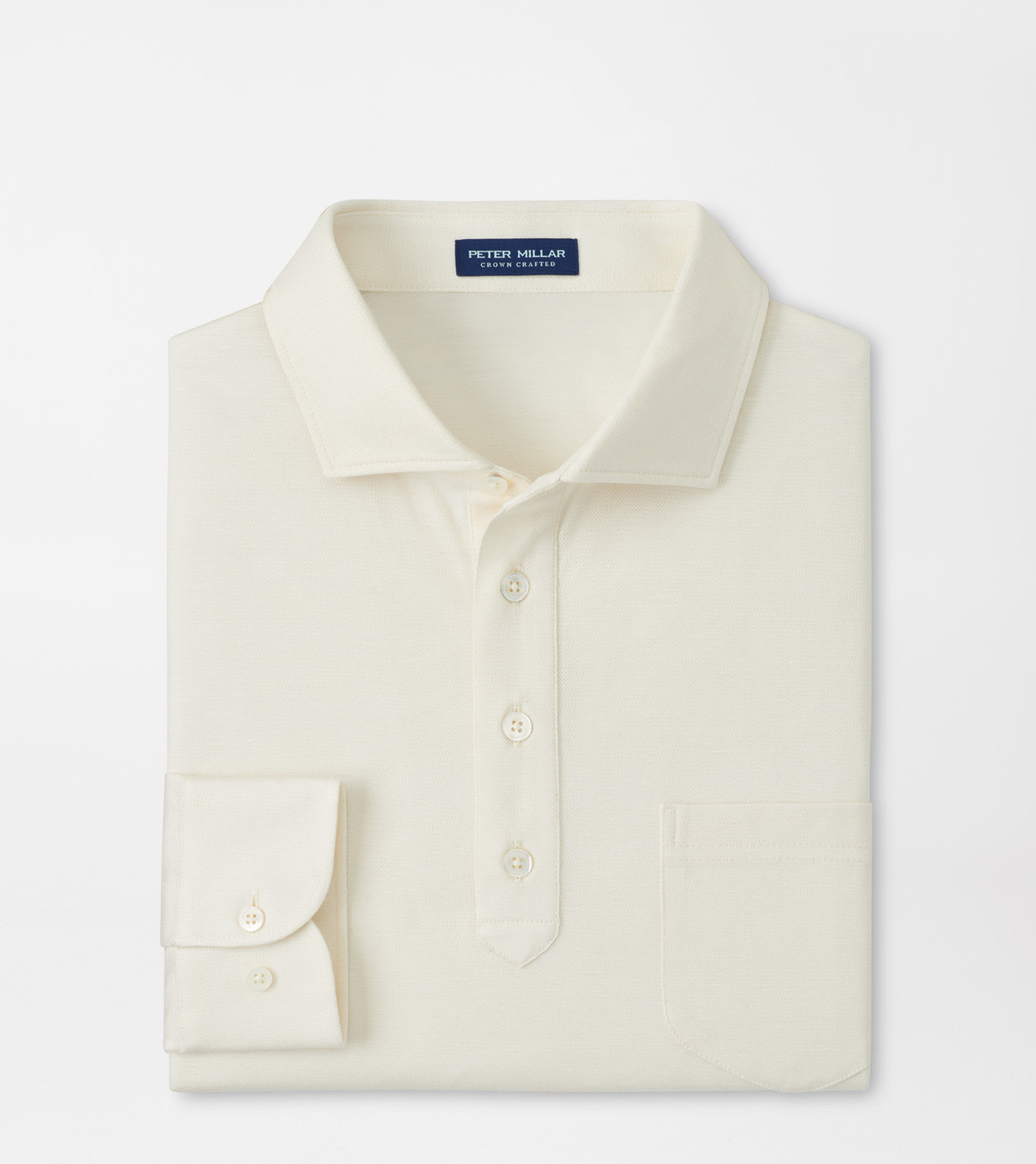 Landon Long-Sleeve Polo | Men's Polos | Peter Millar