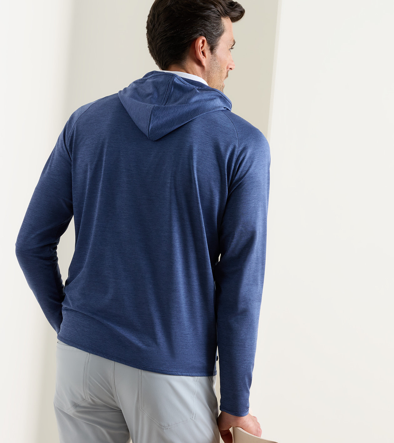Stealth Performance Hoodie in Navy - Alternate Image 2