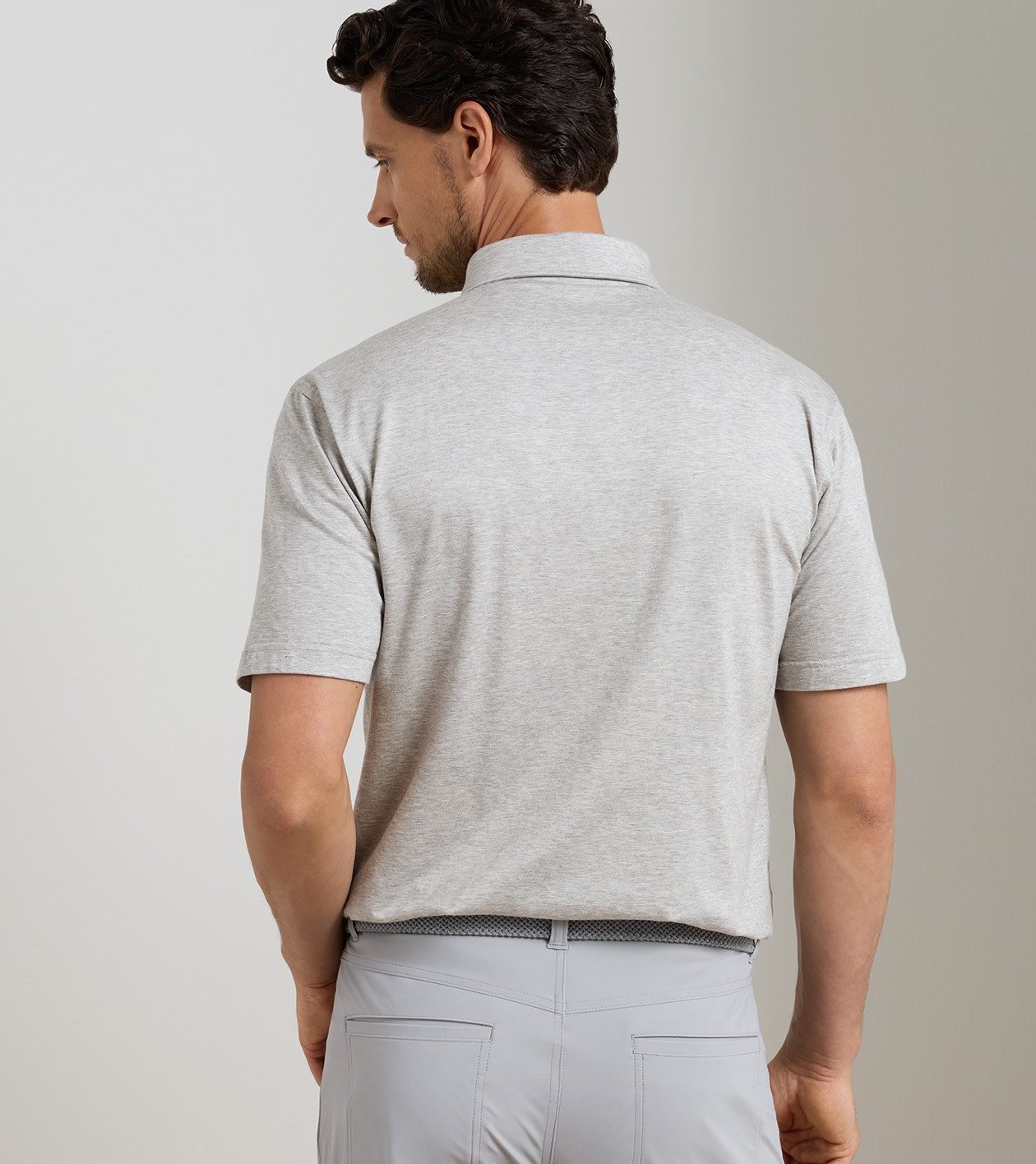 Excursionist Flex Polo in Gale Grey - Alternate Image 2