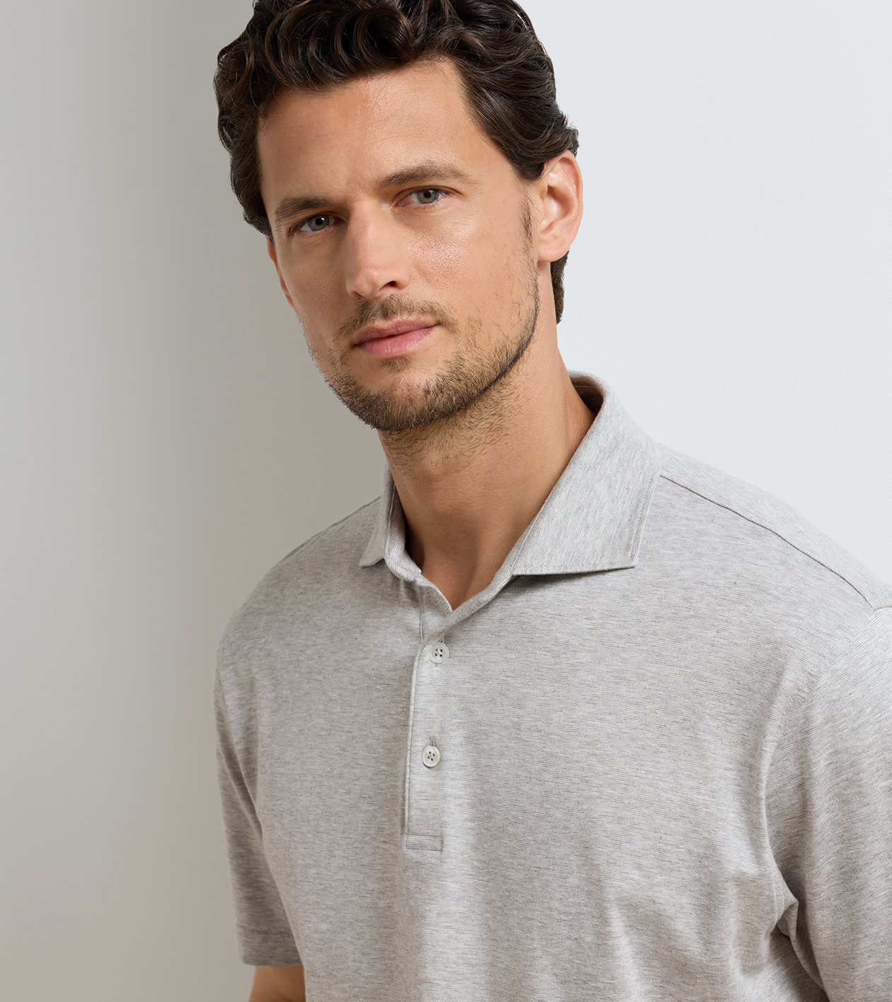 Excursionist Flex Polo in Gale Grey - Alternate Image 3