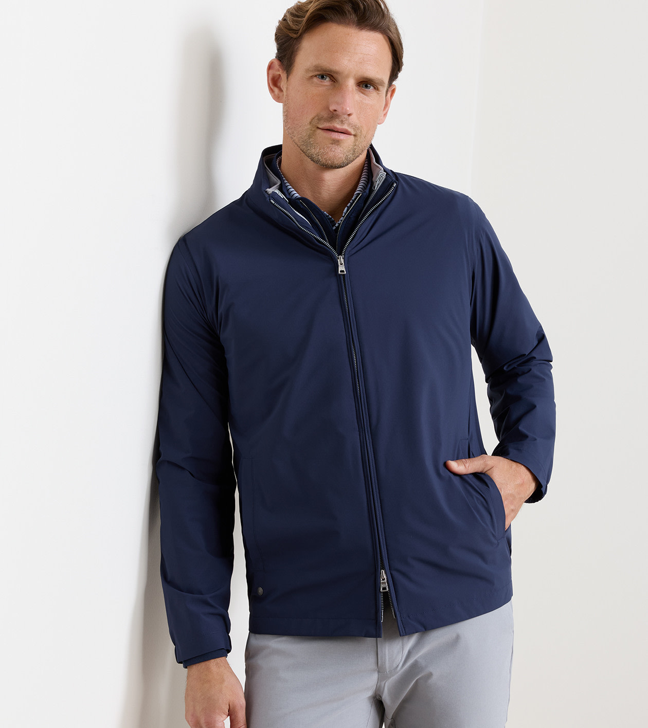 Ryder 3-in-1 Jacket & Gilet in Navy - Alternate Image 1
