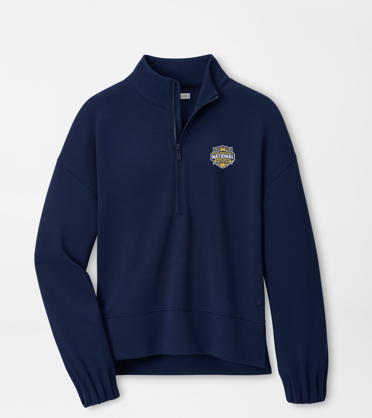 Michigan National Champion Flora Knit Half-Zip Pullover | Women's
