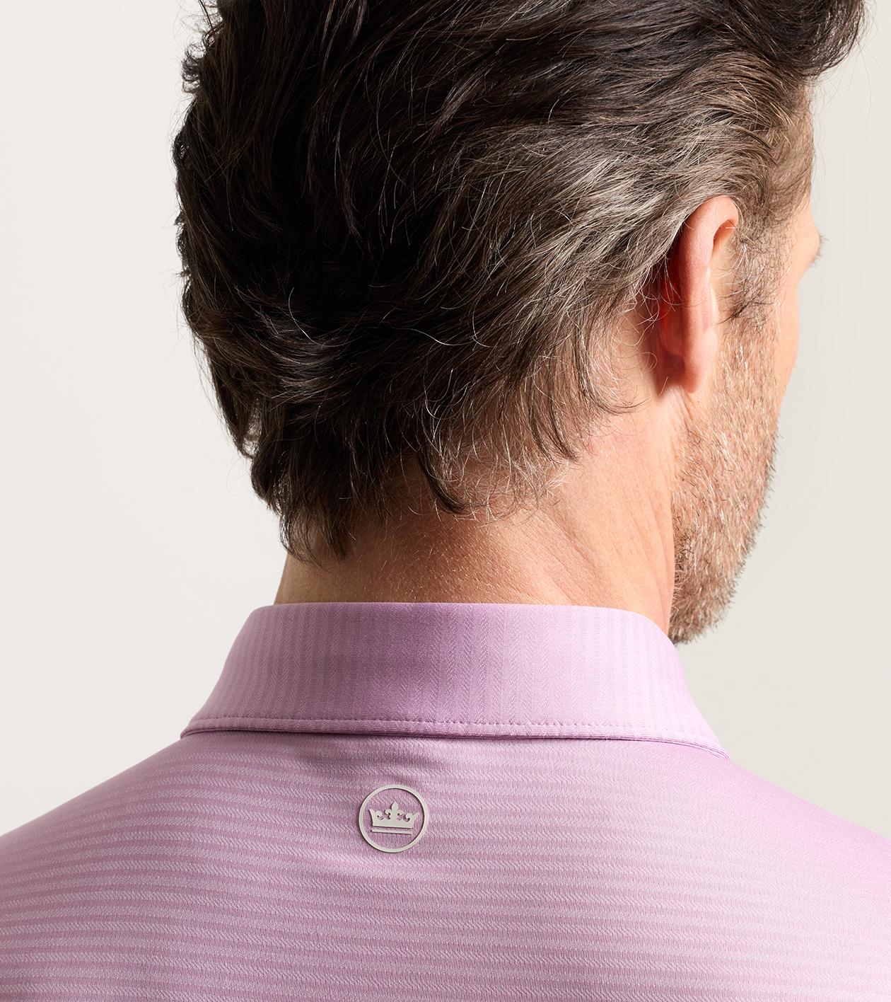 Empire Performance Jersey Polo in SOFT ORCHID - Alternate Image 3