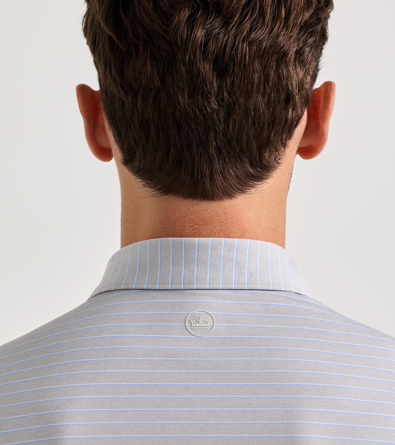 Oaks Performance Jersey Polo in British Grey - Alternate Image 3