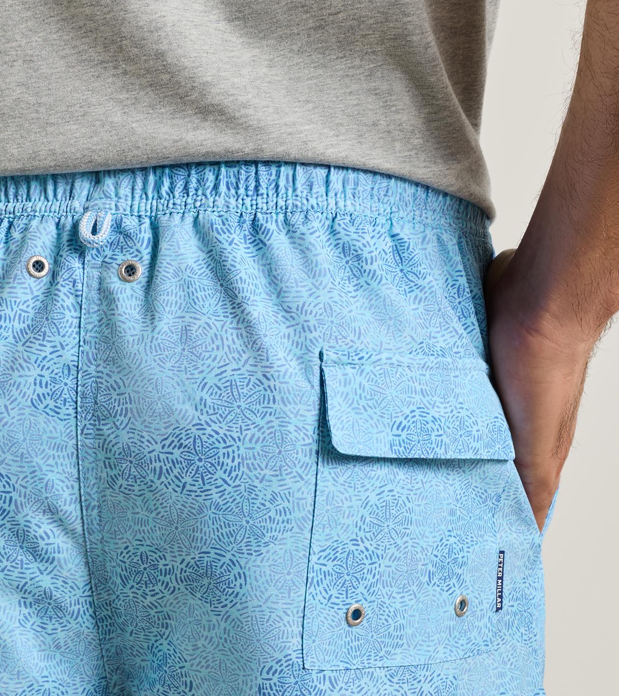 Sand Dollars Swim Trunk in SEAPORT BLUE - Alternate Image 4