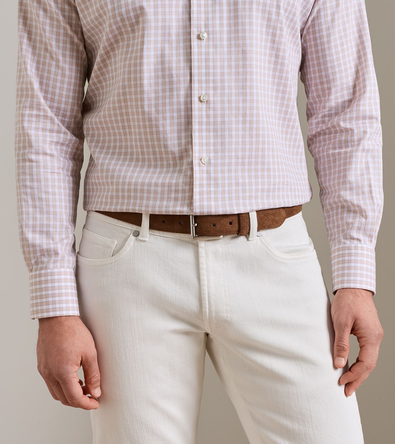 Excursionist Suede Belt in Chestnut - Alternate Image 1