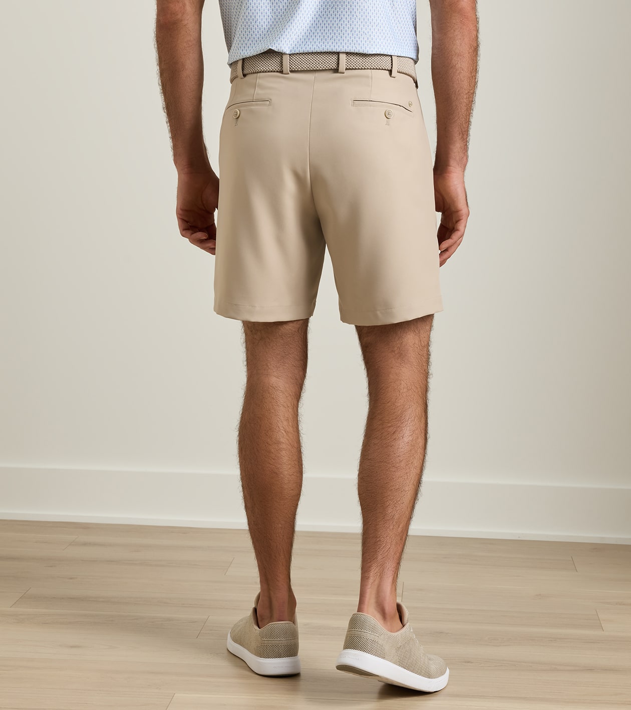 Salem Performance Short in Khaki - Alternate Image 2