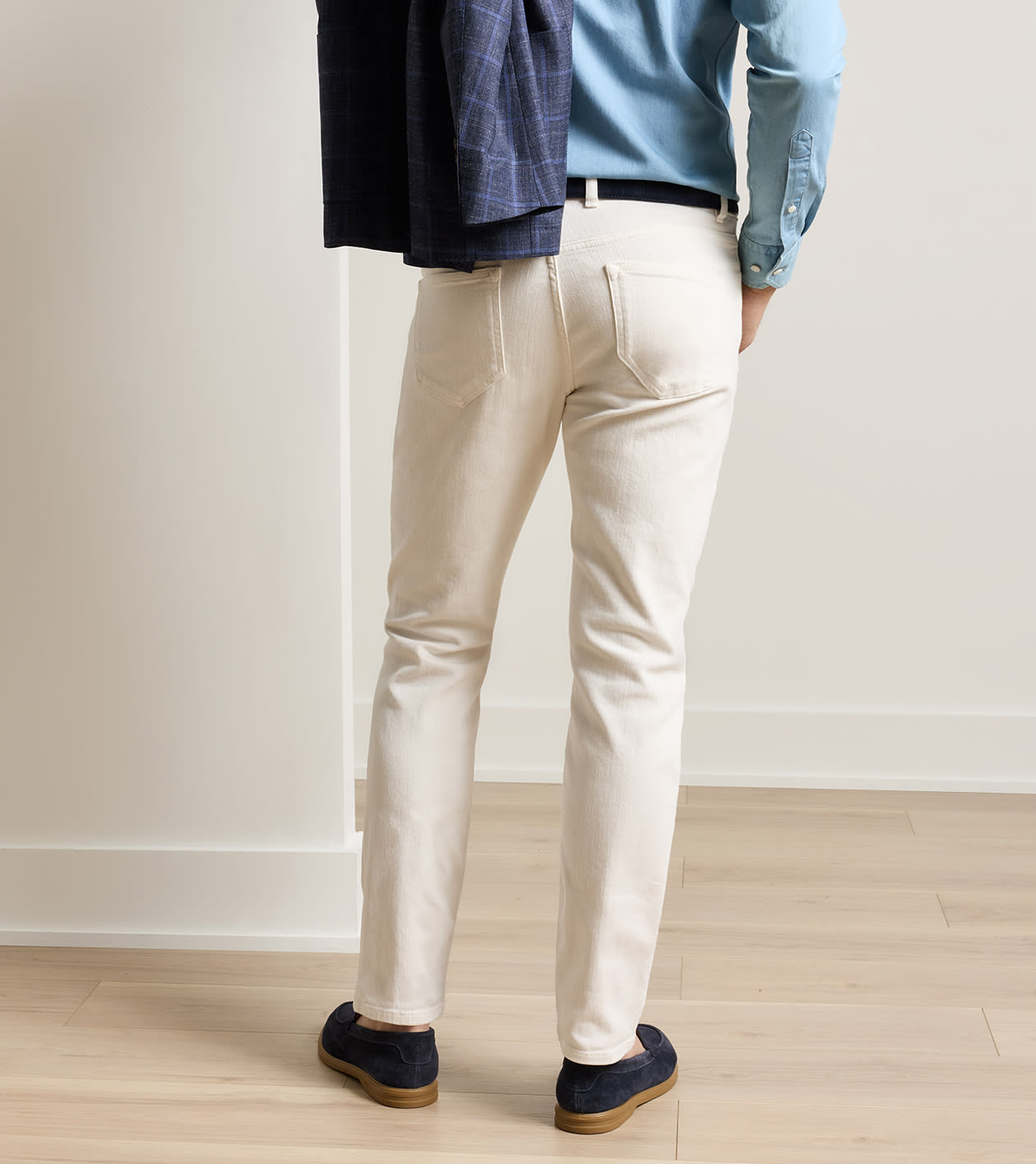 Fairfield Garment Dyed Denim in Almond - Alternate Image 2
