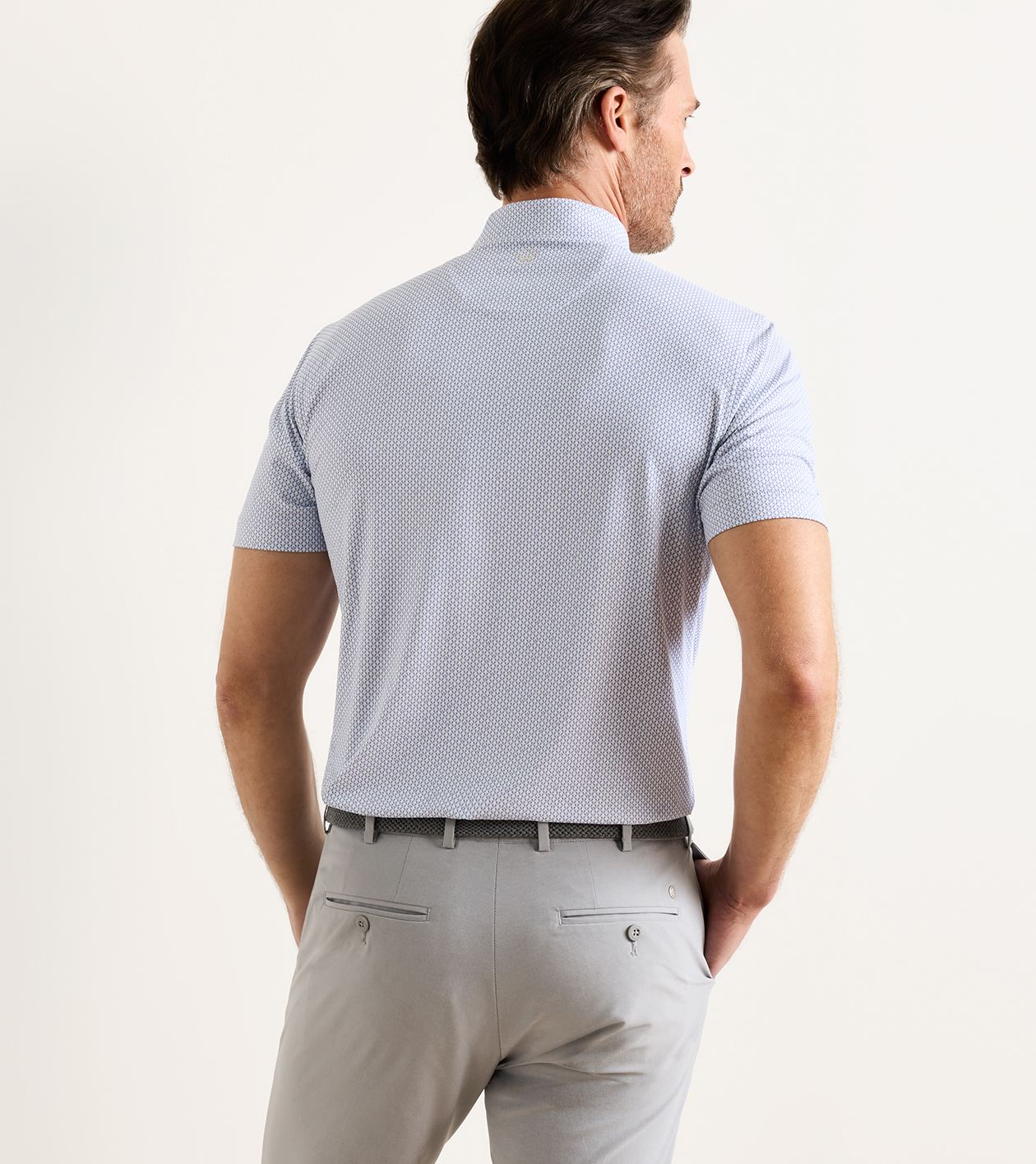 Ridgecrest Performance Jersey Polo in White - Alternate Image 2