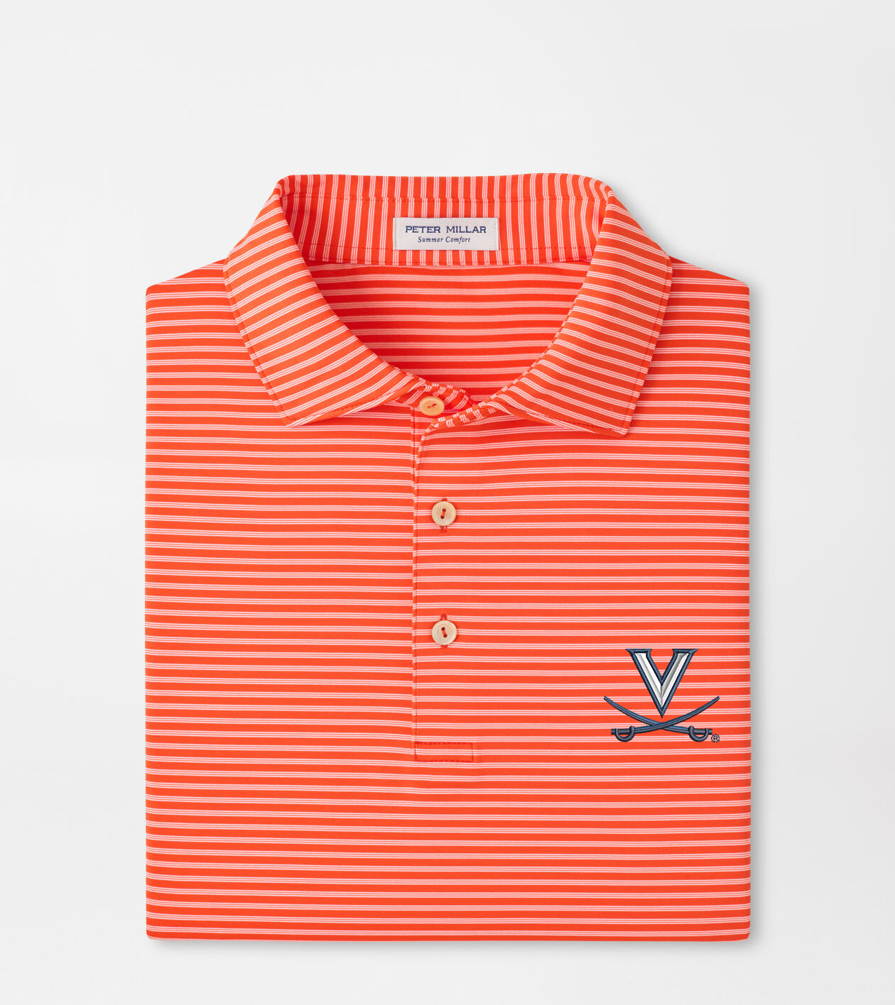 Virginia Tiebreaker Performance Jersey Stripe Polo | Men's