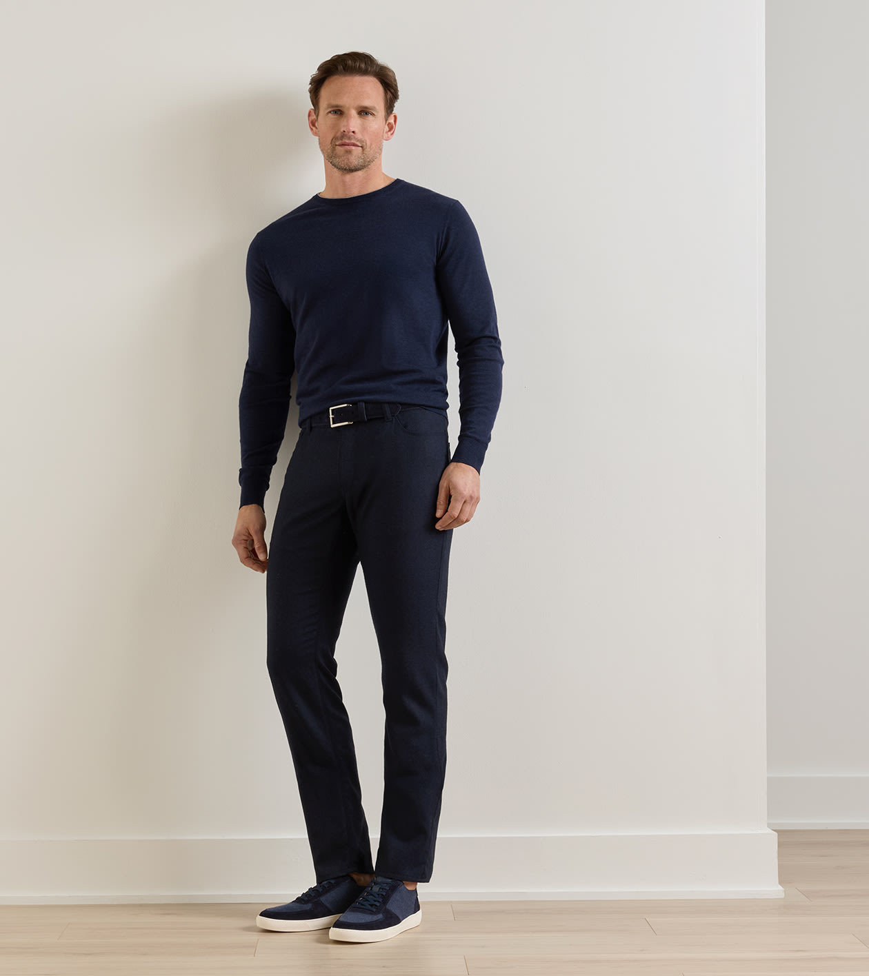 Excursionist Suede Belt in Dark Navy - Alternate Image 2