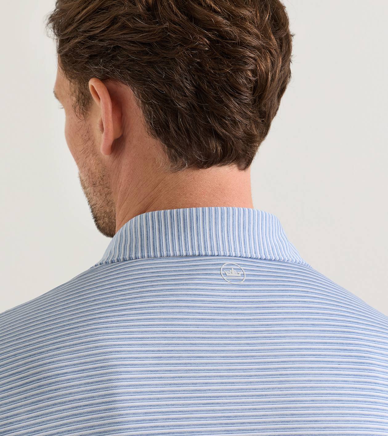 Timbre Performance Jersey Polo in GREY MIST - Alternate Image 3