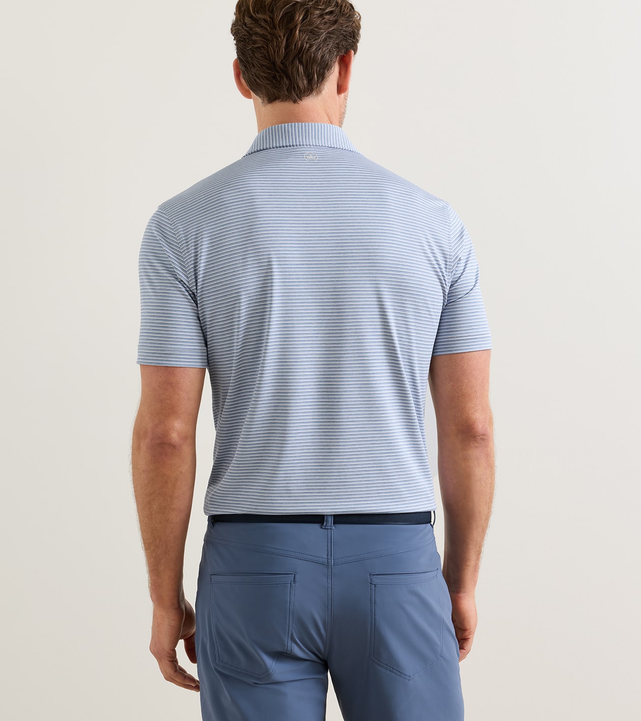 Timbre Performance Jersey Polo in GREY MIST - Alternate Image 2