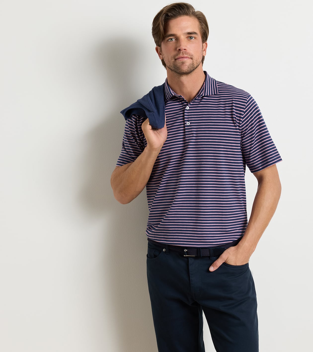 Tripp Crown Flex Cotton Short-Sleeve Polo - Alternate Image 1