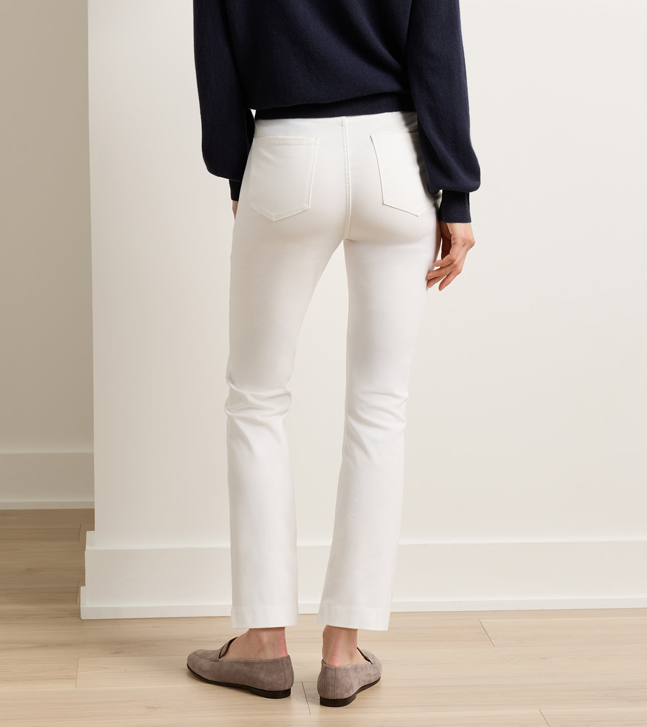 Karlie Kick Flare Pant in White - Alternate Image 2