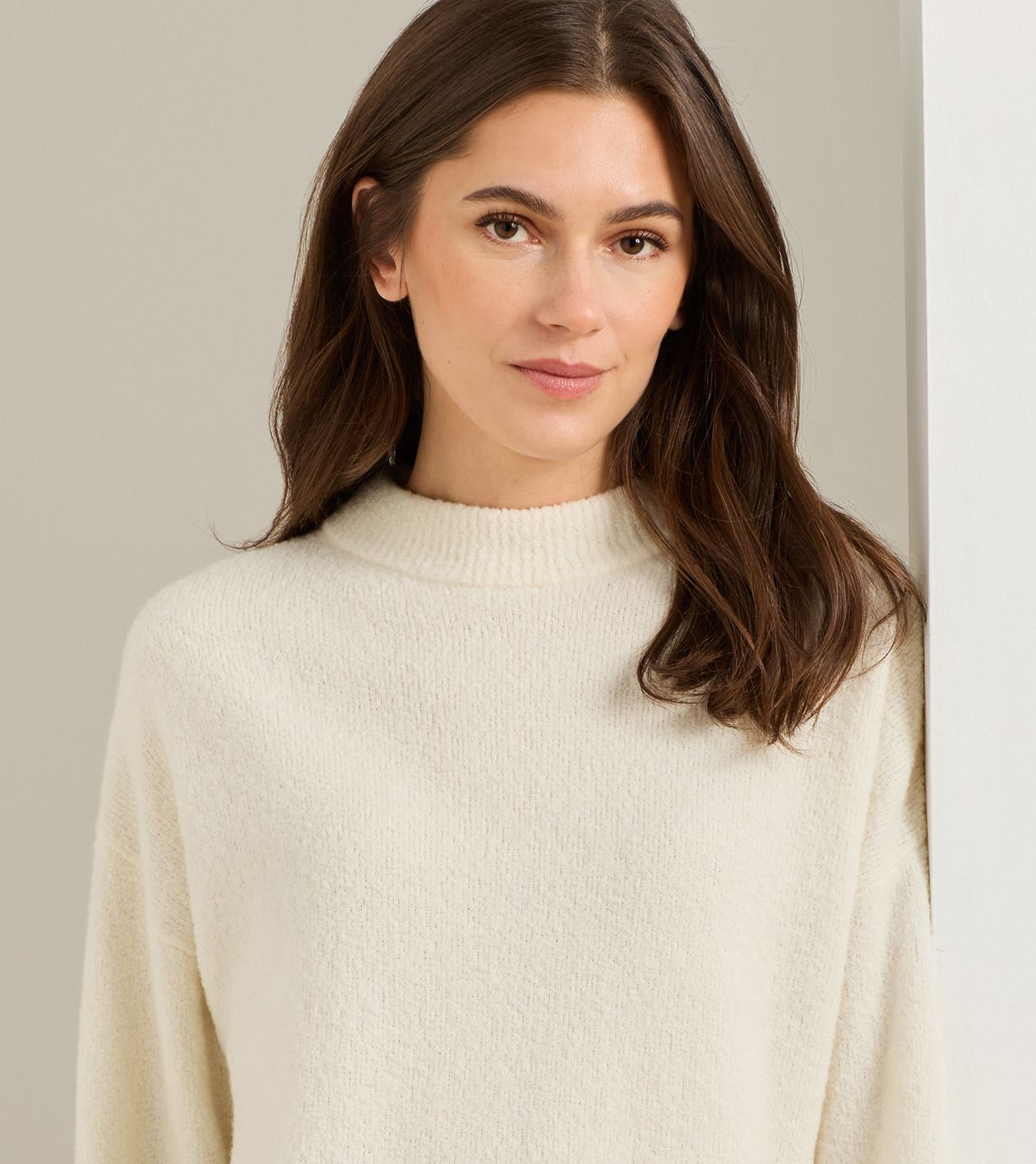 Ryan Boucl&eacute; High Crew Sweater in Ivory - Alternate Image 4