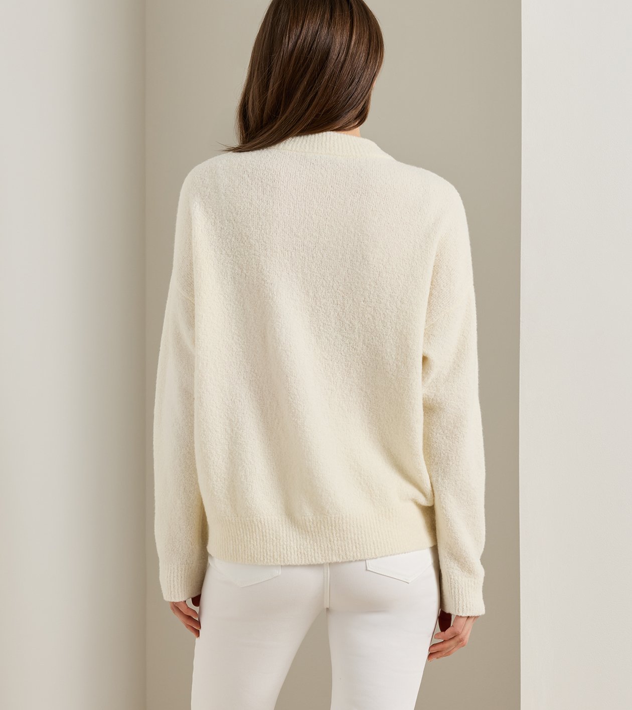 Ryan Boucl&eacute; High Crew Sweater in Ivory - Alternate Image 2