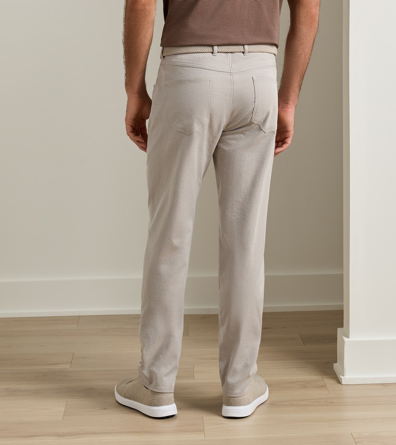 eb66 Melange Performance Five-Pocket Pant in Sand - Alternate Image 2