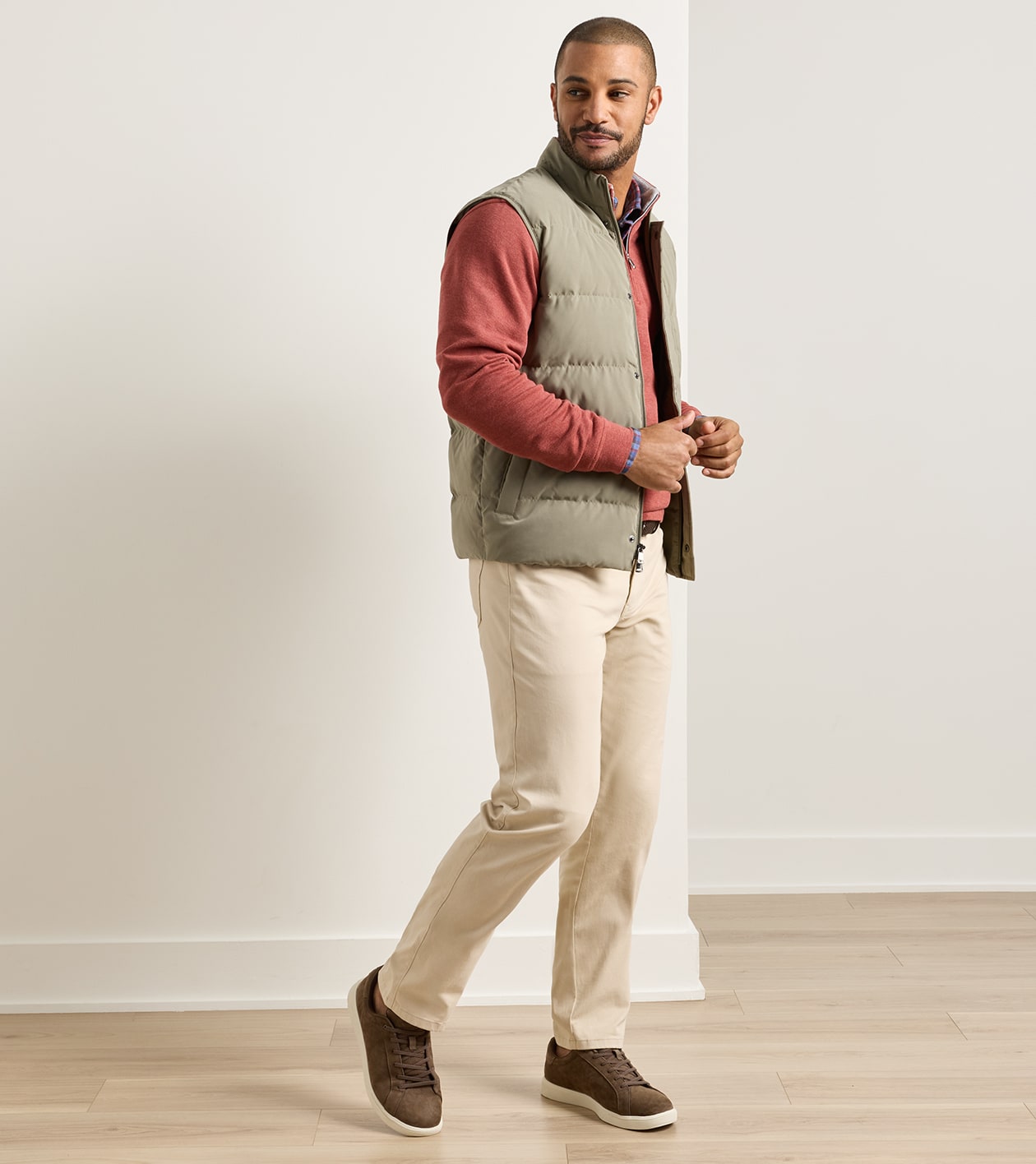 Drift Classic Nubuck Sneaker in OAK - Alternate Image 2