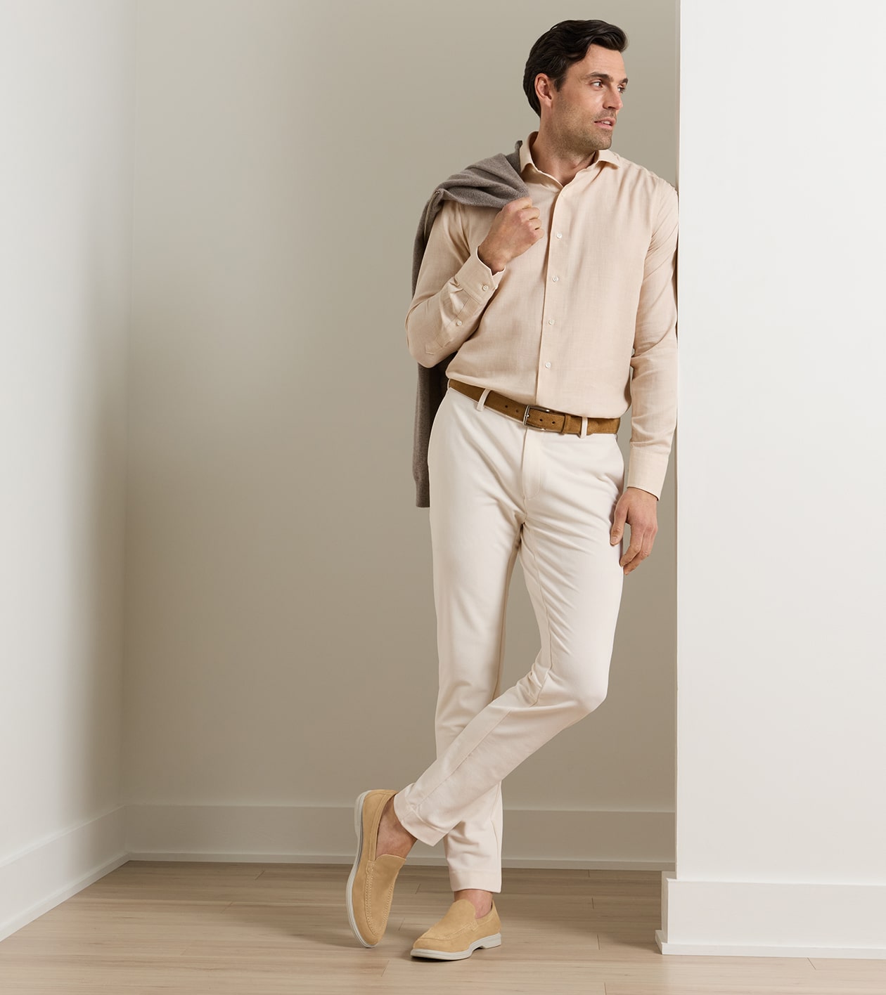 Excursionist Nubuck Venetian Loafer in Wheat - Alternate Image 2