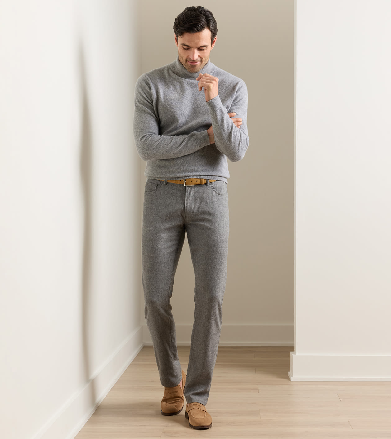 Excursionist Suede Belt in TURBINADO - Alternate Image 1