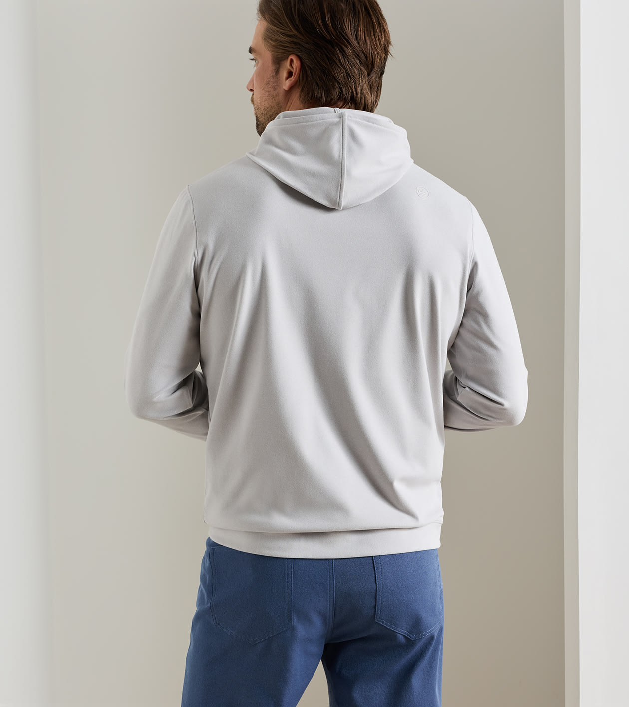 Ardent Air Performance Hoodie in British Grey - Alternate Image 2
