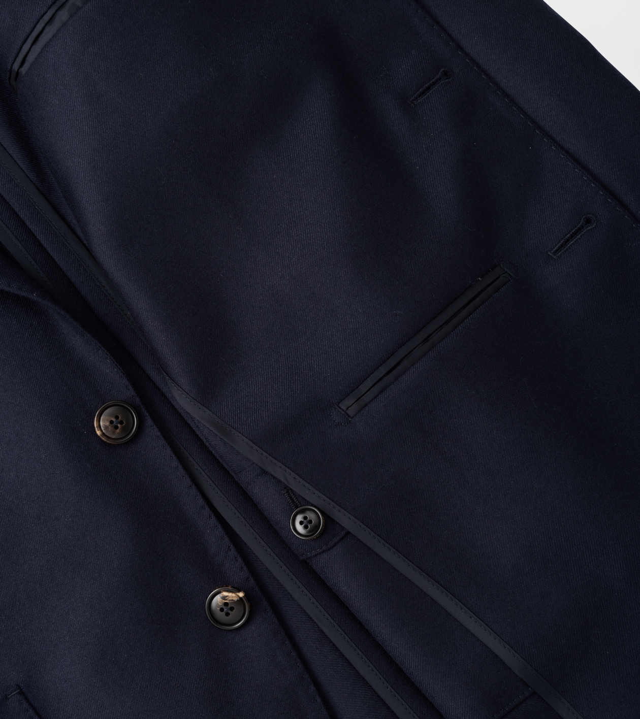 Artisan Crafted Cashmere Blazer in Navy - Alternate Image 5