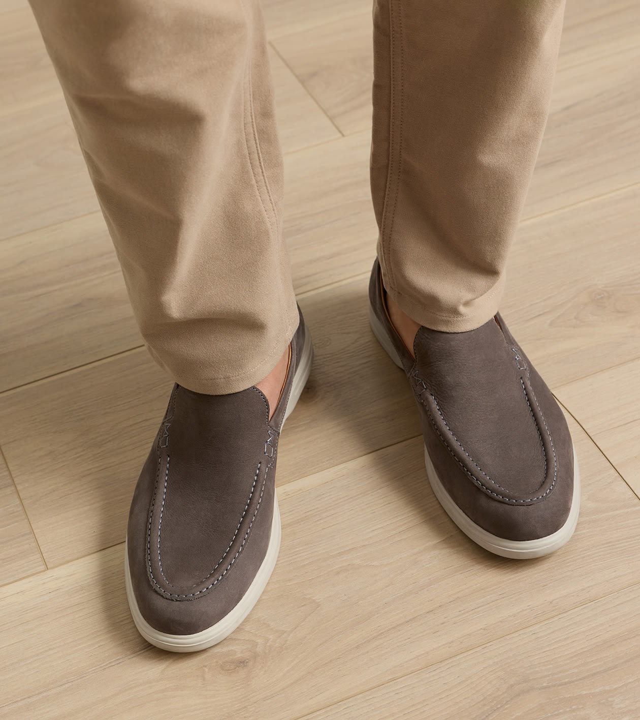 Excursionist Nubuck Venetian Loafer in Smoke - Alternate Image 1