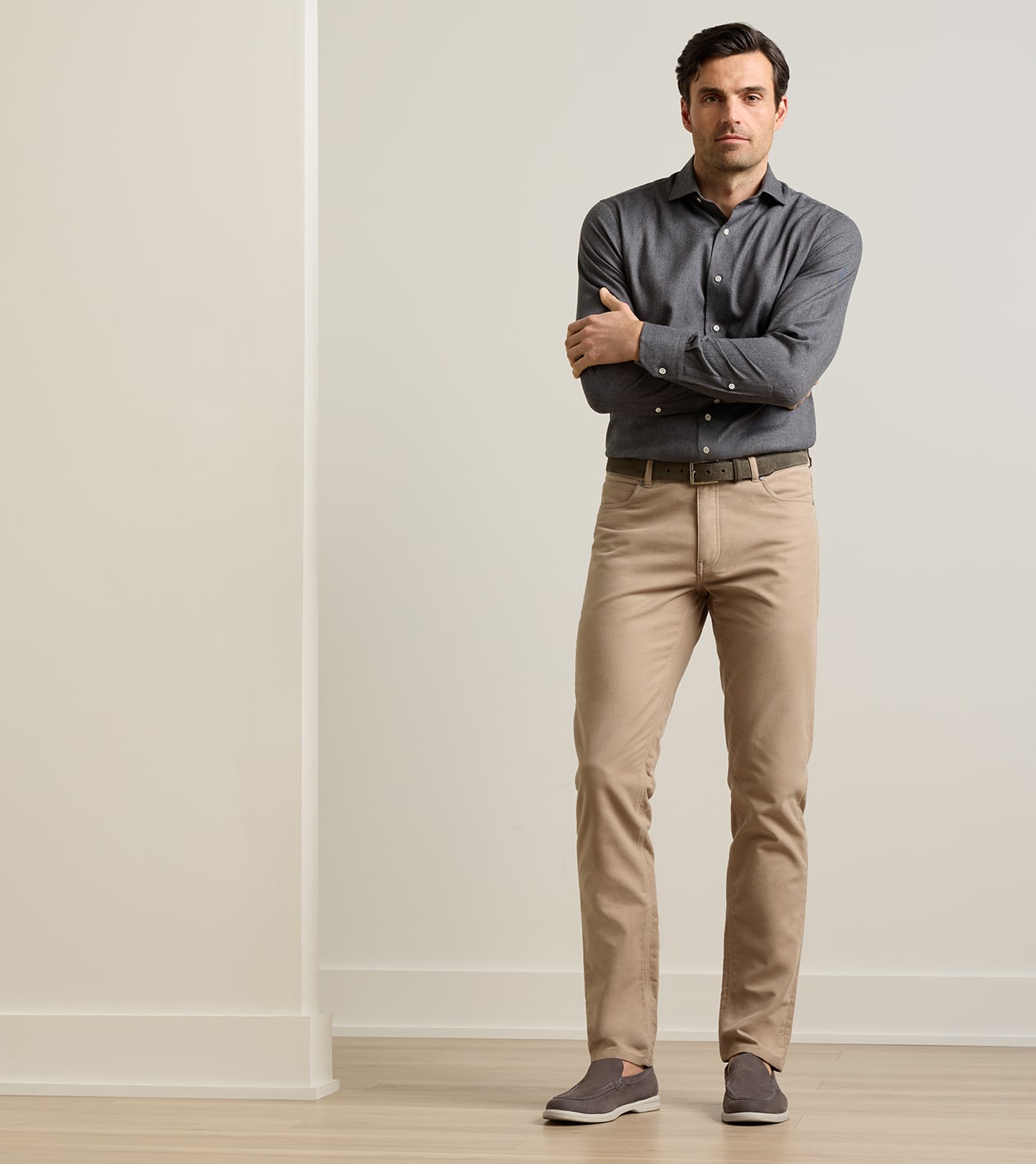 Excursionist Nubuck Venetian Loafer in Smoke - Alternate Image 2